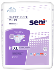 Pieluchomajtki na rzepy Seni Super Plus XL 30szt.